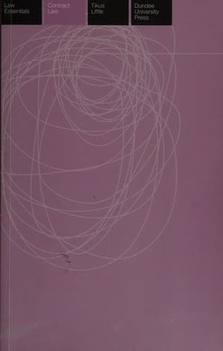 Cover image for Contract law