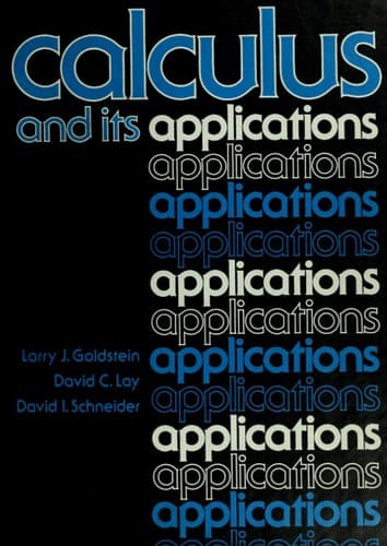 Cover image for Calculus and its applications