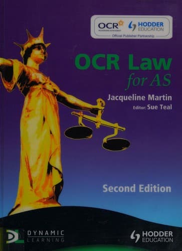 Cover image for OCR Law for AS