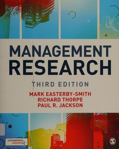 Cover image for Management Research