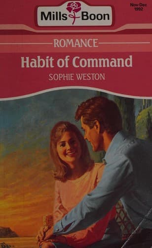 Cover image for Habit of Command (Romance Series/Large Print)