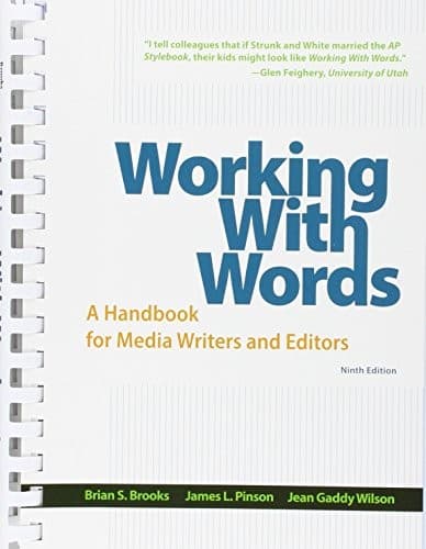 Cover image for Working with Words & LaunchPad Solo for Journalism