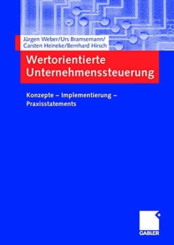 Cover image for Wertorientierte Unternehmenssteuerung