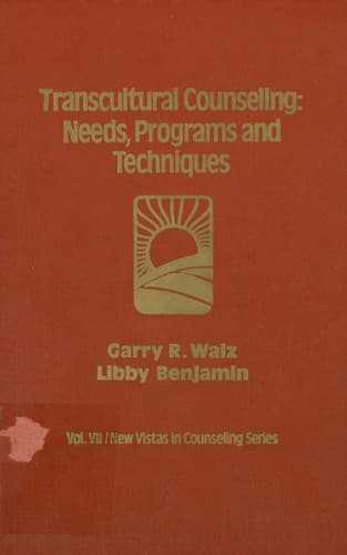 Cover image for Transcultural counseling