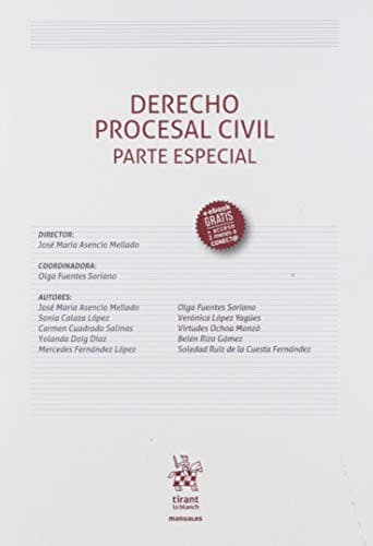 Cover image for Derecho procesal civil