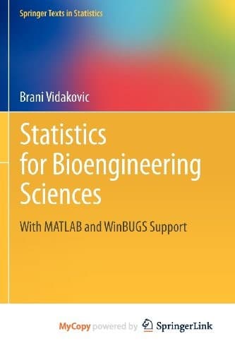 Cover image for Statistics for Bioengineering Sciences