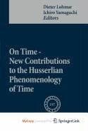 Cover image for On Time - New Contributions to the Husserlian Phenomenology of Time