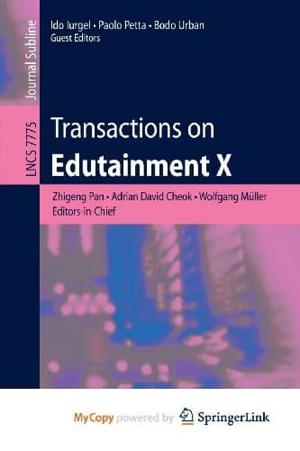 Cover image for Transactions on Edutainment X