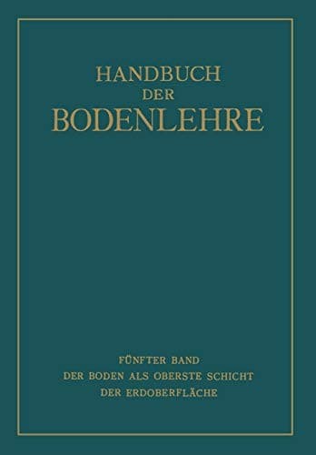 Cover image for Der Boden als Oberste Schicht der Erdoberfläche