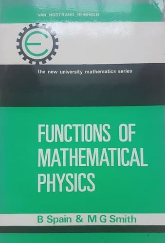 Cover image for Functions of mathematical physics