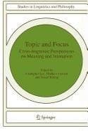 Cover image for Topic and Focus