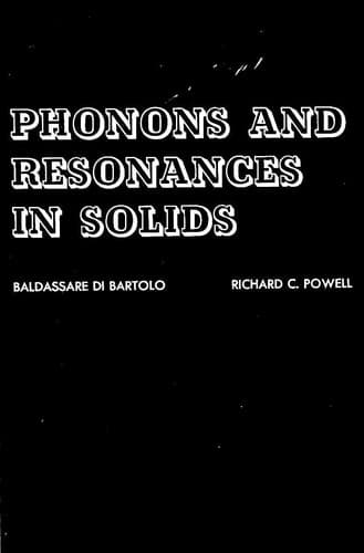 Cover image for Phonons and resonances in solids