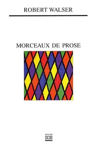 Cover image for MORCEAUX DE PROSE