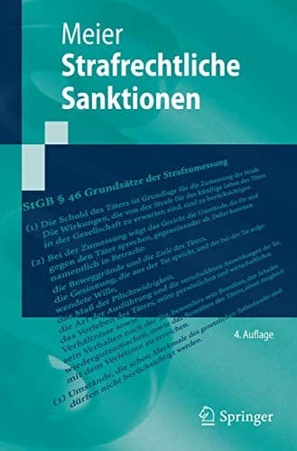 Cover image for Strafrechtliche Sanktionen