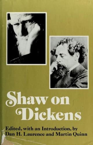 Cover image for Shaw on Dickens