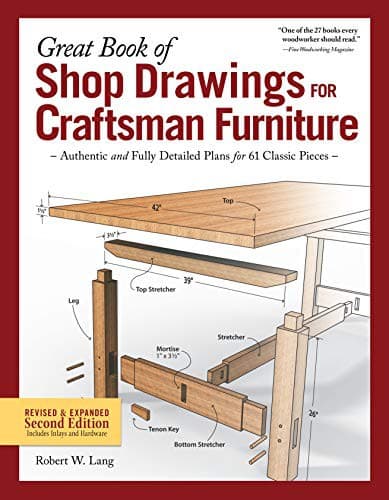 Great Book of Shop Drawings for Craftsman Furniture, Revised and Expanded Second Edition