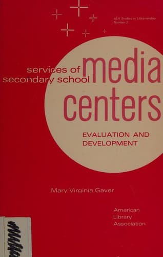 Cover image for Services of secondary school media centers