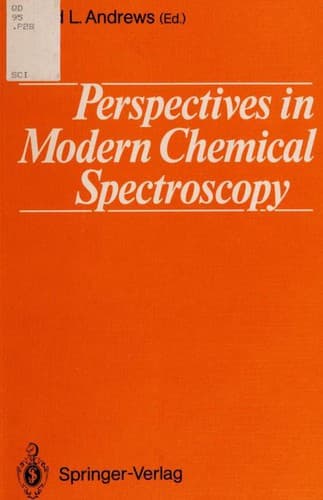 Cover image for Perspectives in modern chemical spectroscopy