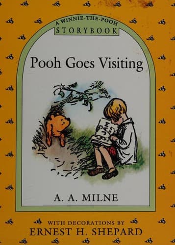 Cover image for Pooh Goes Visiting (Pooh Storybook)