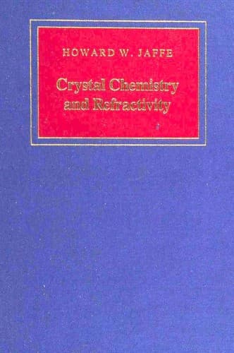 Cover image for Crystal chemistry and refractivity