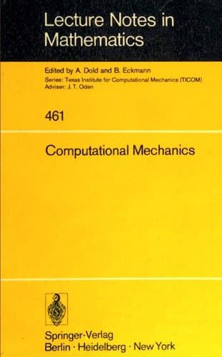 Cover image for Computational mechanics