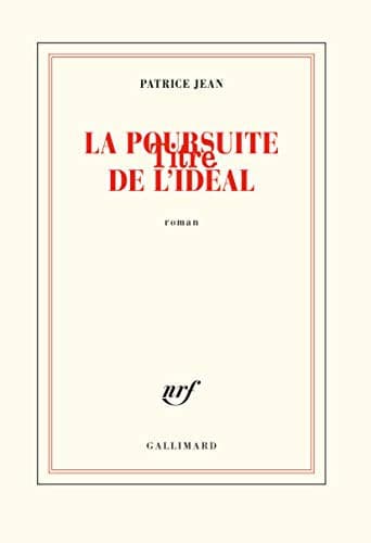 Cover image for La Poursuite de l'idéal