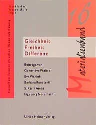 Cover image for Gleichheit, Freiheit, Differenz