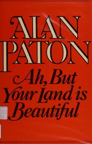 Cover image for Ah, but your land is beautiful