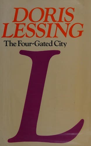 Cover image for The four-gated city.