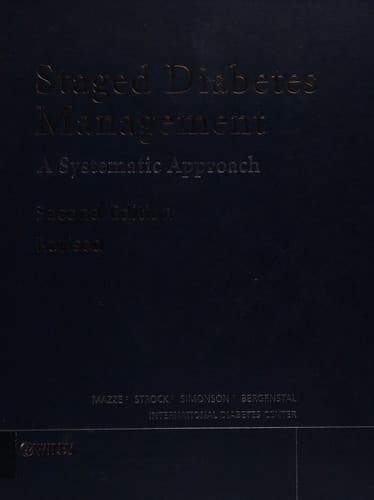 Cover image for Staged diabetes management