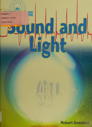 Cover image for Sound and light