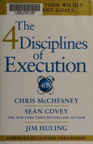 Cover image for The 4 disciplines of execution