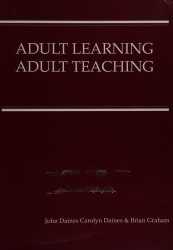 Cover image for Adult learning, adult teaching