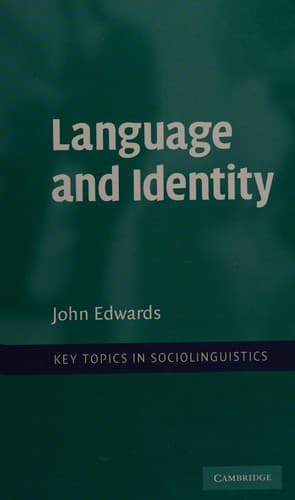 Cover image for Language and Identity