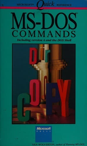 Cover image for MS-DOS commands