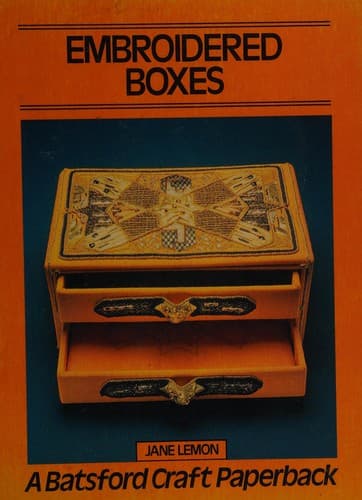 Cover image for Embroidered boxes