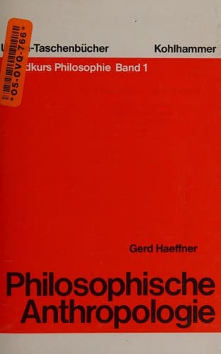 Cover image for Philosophische Anthropologie