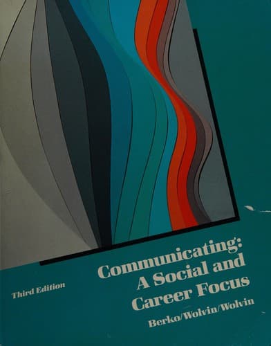 Cover image for Communicating