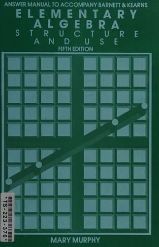 Cover image for Elementary algebra