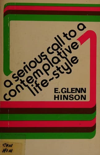 Cover image for A serious call to a contemplative life-style