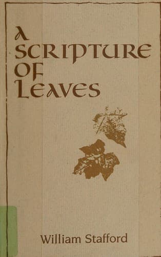 Cover image for A scripture of leaves