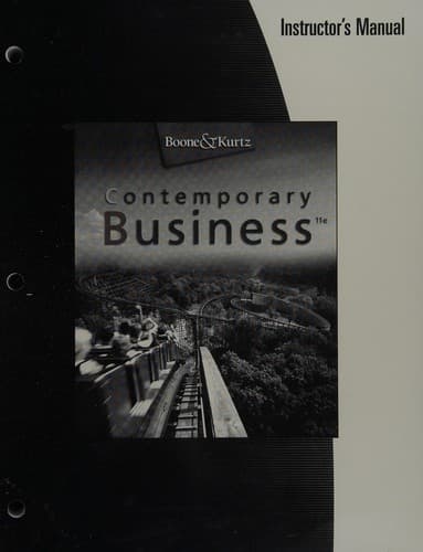 Cover image for Contemporary Business