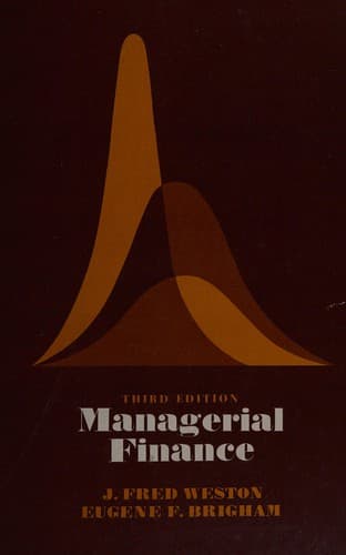 Cover image for Managerial finance