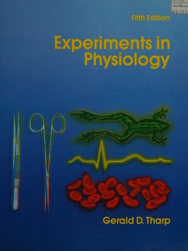 Cover image for Experiments in Physiology