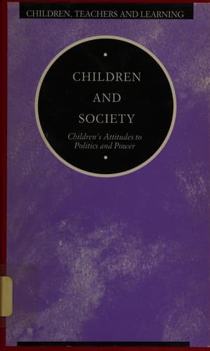Cover image for Children and Society