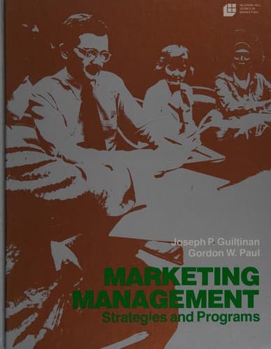 Cover image for Marketing management