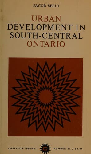 Cover image for Urban development in South-Central Ontario.