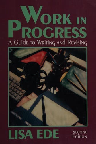 Cover image for Work in progress