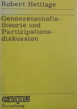 Cover image for Genossenschaftstheorie und Partizipationsdiskussion