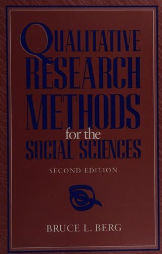 Cover image for Qualitative research methods for the social sciences